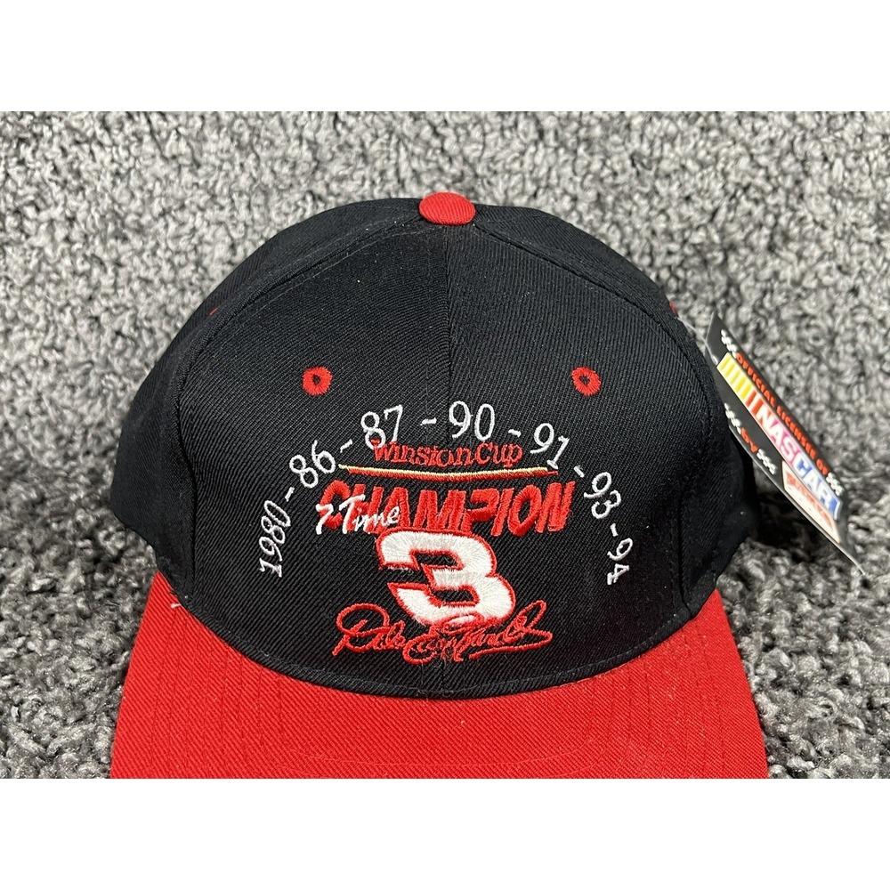 Dale Earnhardt Sr VTG Nutmeg 90's 7 Time Champion Hat Cap NWT One Size NASCAR - Picture 2 of 7